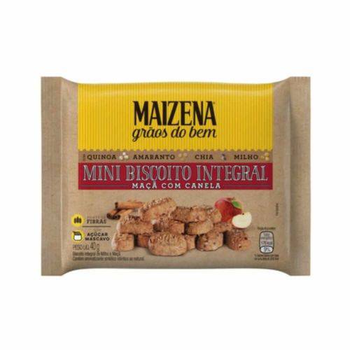 Maizena Maça C/ Canela Biscoito Mini 40g
