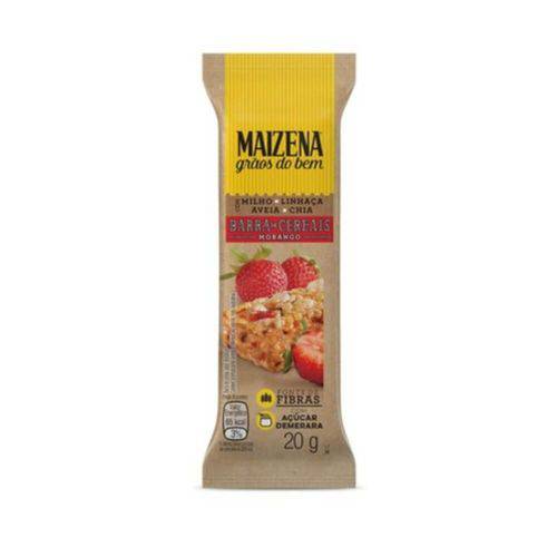 Maizena Morango Barra de Cereal