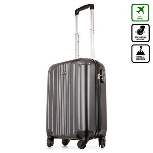Mala Baggage Windsor - Pequena CINZA/P