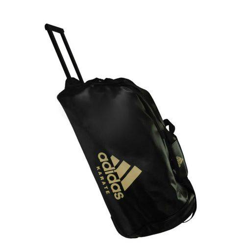 Mala com Rodinhas Adidas Karate Trolley Bag PU Preto/Dourado
