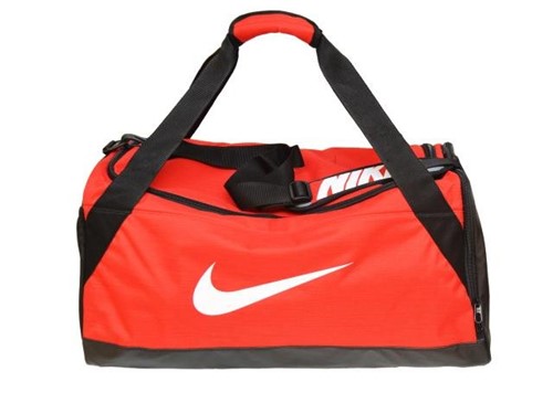 Mala Nike Brasilia Duffel Bag BA5334-657 Vermelho/Branco