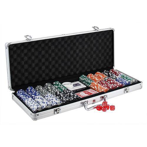 Maleta de Poker 500 Fichas Completa Pk-500 Western