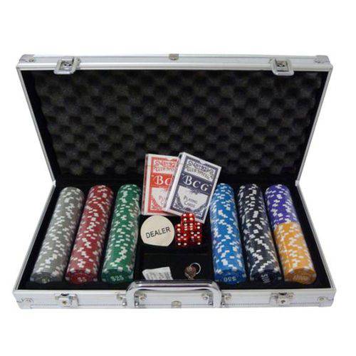 Maleta de Poker Grand Royale Oficial - 300 Fichas Numeradas 11,5 Gramas - 2 Deck - Dealer