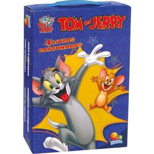 Maleta Tom And Jerry - Col. Minha Maletinha de Licenciados - 4 Livros Cartonados