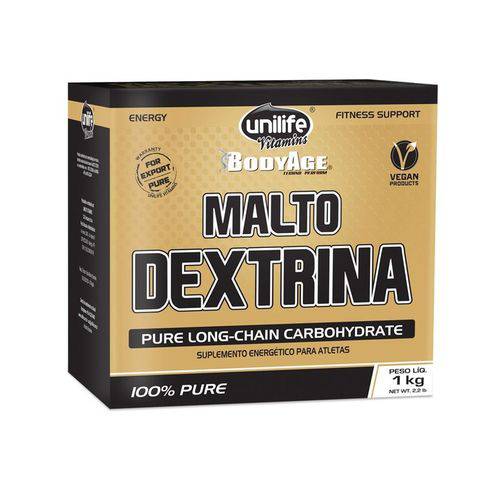 Maltodextrina 1kg Sabor Natural Unilife