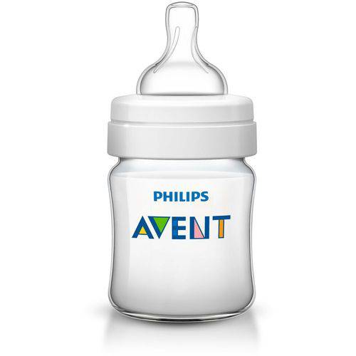 Mamadeira Clássica Pp 125ml Avent- Philips Avent - Mamadeiras - Transparente - BPA Free - Avent
