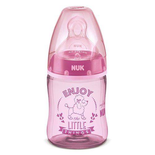 Mamadeira My First Rosa 150ml Fase 1 (0 a 6m) Girl - Nuk