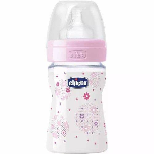 Mamadeira Well-being 150ml Rosa +0m Chicco 206111