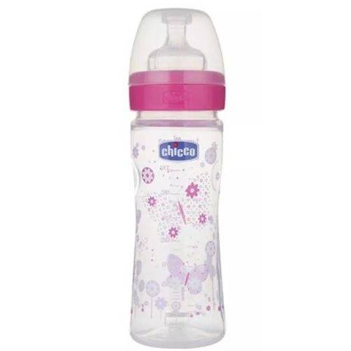 Mamadeira Well-being 250ml Rosa +2m Chicco 206231