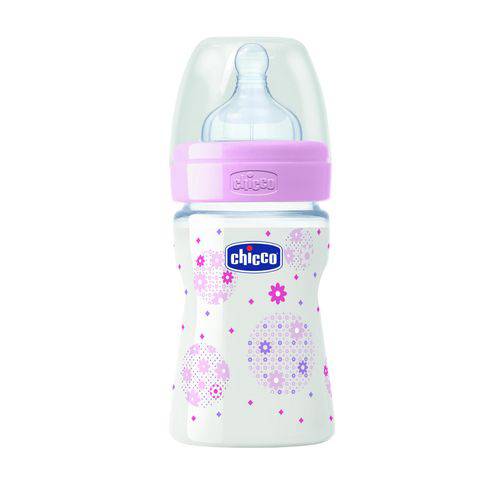 Mamadeira Wellbeing Pp Silicone Chicco 150 Ml Girl 0M