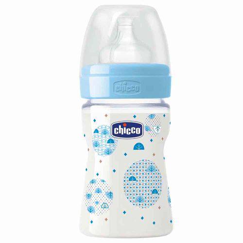 Mamadeira Wellbeing Silicone 150 Ml Boy Chicco