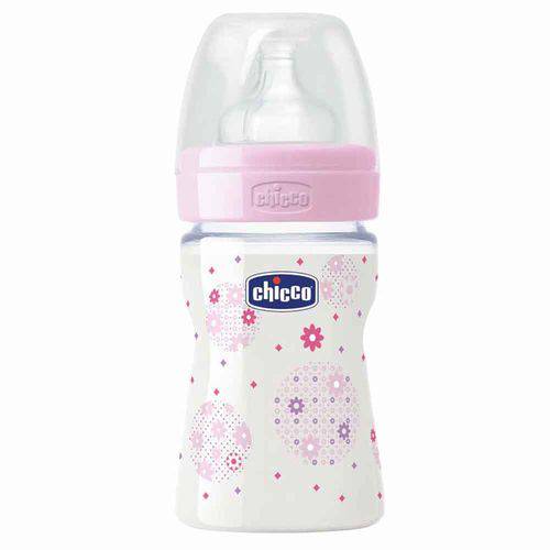 Mamadeira Wellbeing Silicone 150 Ml Girl Chicco