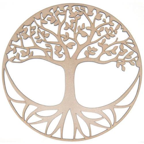 Mandala Árvore da Vida em MDF MOD6