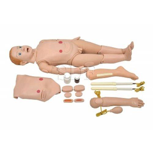 Manequim Bissexual Infantil de 3 a 5 Anos C/ Órgãos P/ Treino de Enfermagem- Sdorf - Cód: Sd-4000/inf