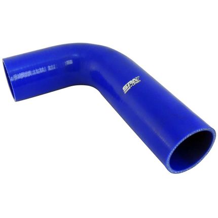 Mangueira de Pressurização de Silicone SPA 90° 2 1/2" X 150mm X 250mm Azul (HSIPSN09)