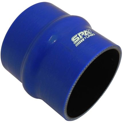 Mangueira de Pressurização de Silicone SPA Reta com Hump 3 1/2"x 100mm Azul