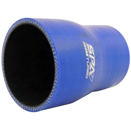 Mangueira de Pressurização de Silicone SPA Reta com Redução 2 3/4" X 2 1/4" X 100mm Azul