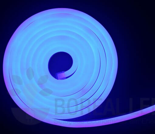 Mangueira LED Neon Flex Luz Azul 3m IP65 110V Uniled