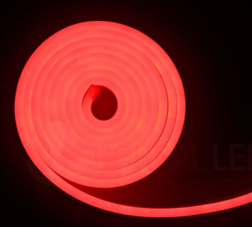 Mangueira LED Neon Flex Luz Vermelho 3m IP65 110V Uniled