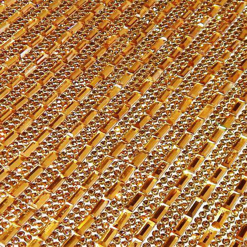 Manta Chaton Mini Palito Dourada 12cm X 40cm