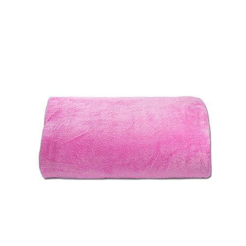 Manta de Microfibra Rosa Claro Premium Casal Altomax