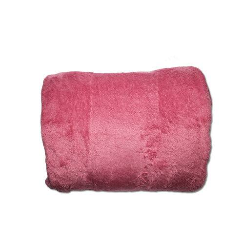 Manta de Microfibra Rosa Escuro Premium Casal Altomax