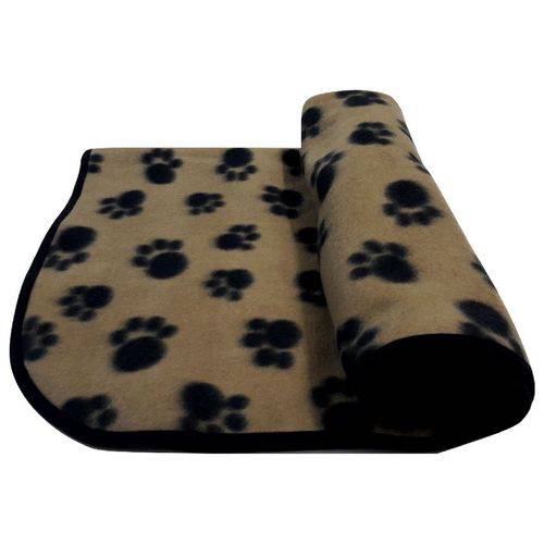Manta Pet Cobertor Cachorro Gato em Soft Binnopet ( 1mt X 75cm) - Bege