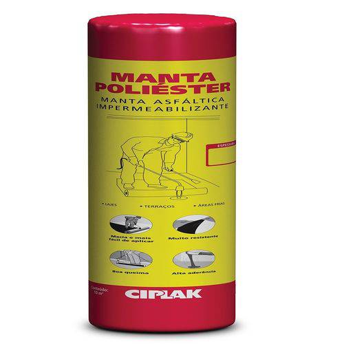 Manta Poliéster 3mm Tii Rolo com 10 Metros - Ciplak
