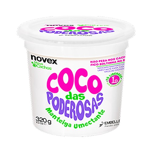 Manteiga Capilar Novex Meus Cachos Coco das Poderosas Ativadora de Cachos - 320g