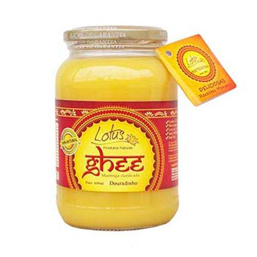 Manteiga Clarif. Dour. Ghee S/ Glúten S/ Lactose Lotus 600 Ml