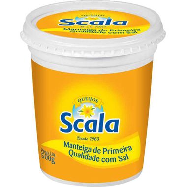 Manteiga com Sal Scala 500g