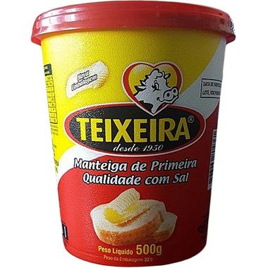 Manteiga com Sal Teixeira 500g