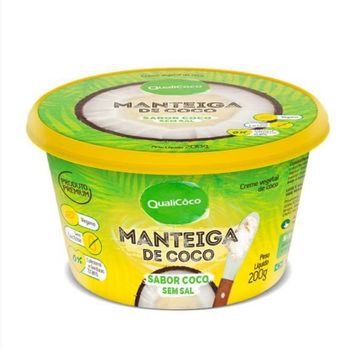 Manteiga de Coco Qualicoco 200g Natural