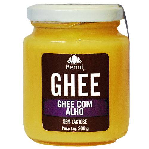 Manteiga GHEE com Alho 200g - Benni Alimentos -