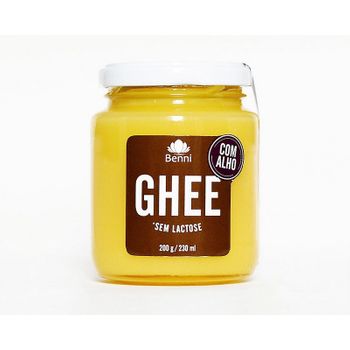 Manteiga GHEE com Alho 200g Benni Alimentos