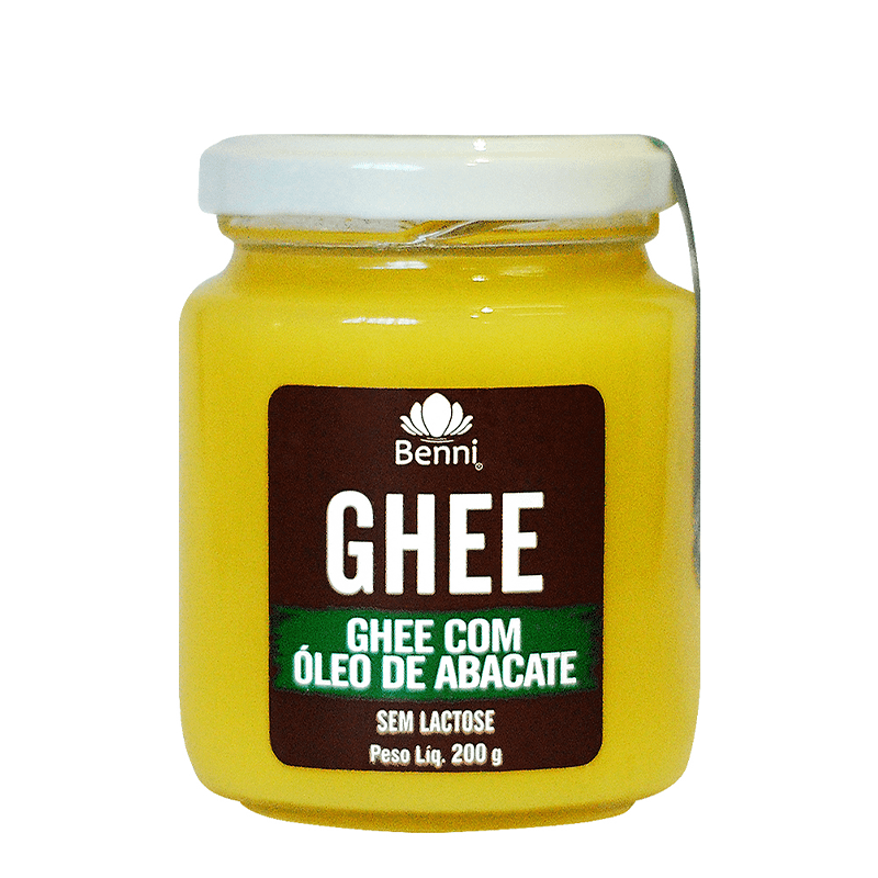 Manteiga Ghee com Óleo de Abacate 200g - Benni
