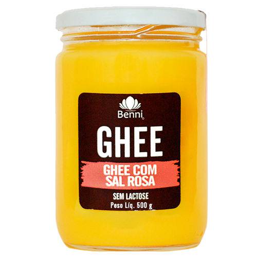 Manteiga Ghee com Sal Rosa do Himalaia 500G Benni Alimentos