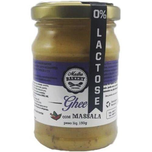 Manteiga Ghee Massala 150ml Madhu Bakery