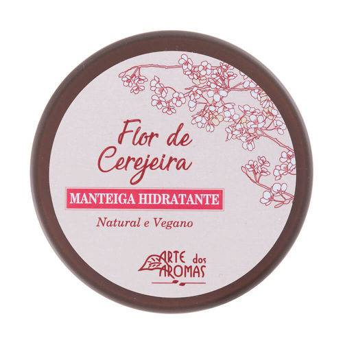 Manteiga Hidratante Natural Flor de Cerejeira 196g - Arte dos Aromas