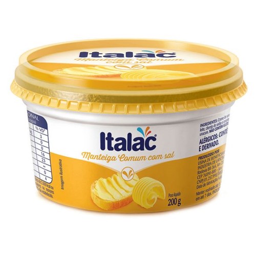 Manteiga Italac 200g