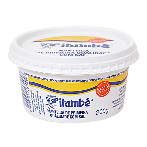 Manteiga Itambé com Sal Pote 200g
