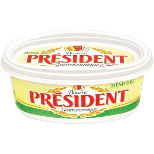 Manteiga President 250g Gastron Sem Sal