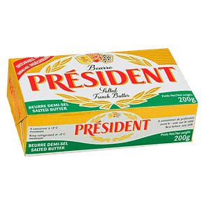 Manteiga Président com Sal 200g (Tablete)