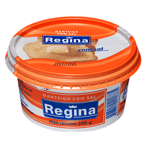 Manteiga Regina Extra com Sal 200g (pote)