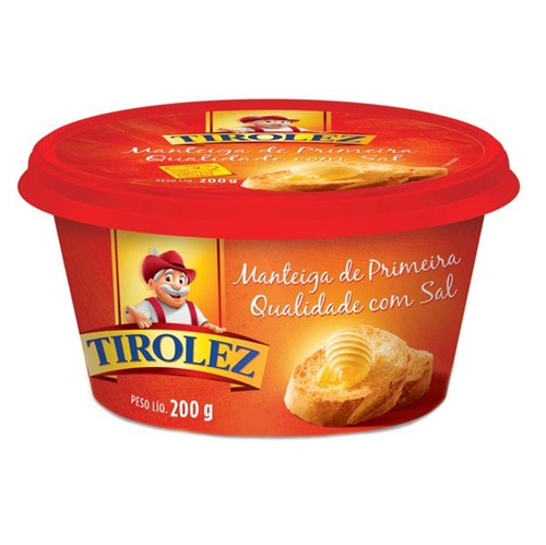 Manteiga Tirolez 200g com Sal