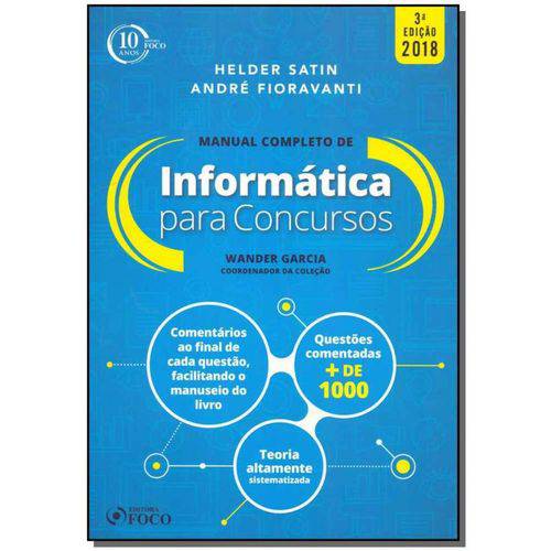 Manual Completo de Informática para Concursos - 03ed/18