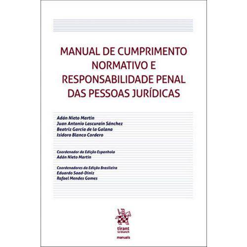 Manual de Cumprimento Normativo e Responsabilidade Penal das Pessoas Juridicas
