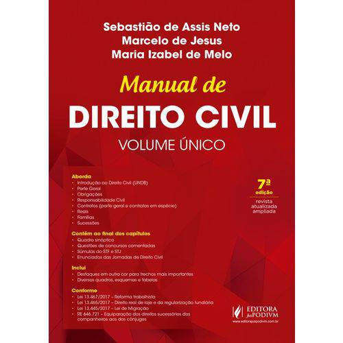 Manual de Direito Civil - Volume Único (2018)
