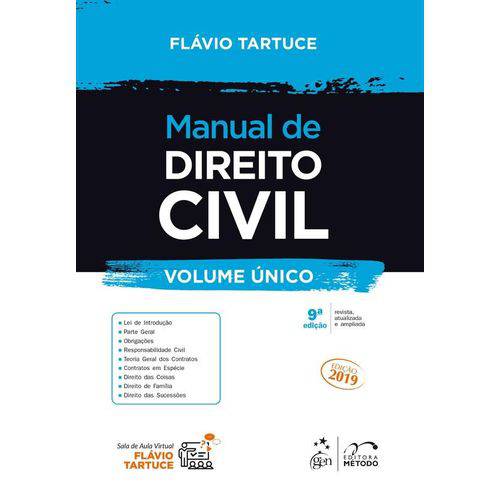 Manual de Direito Civil - Volume Único - 2019