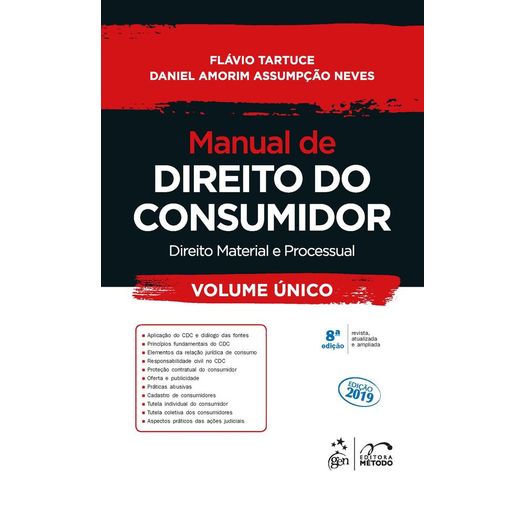 Manual de Direito do Consumidor - Volume Unico - Metodo
